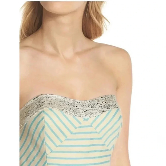 Lilly Pulitzer | Chic Metallic Remi Strapless Party Dress Size 0 NWT MSRP $198 - Picture 2 of 7